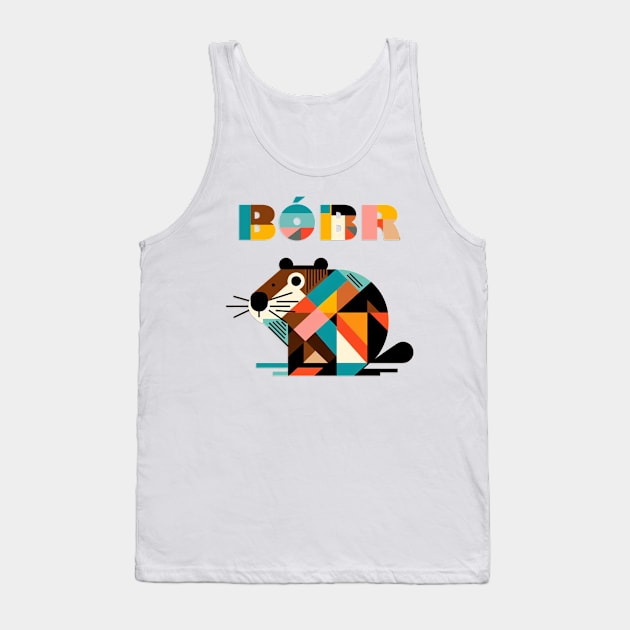 Geometrical Bóbr | Bobr Bober Boberek Beaver Biber Tank Top by It_is_Okay